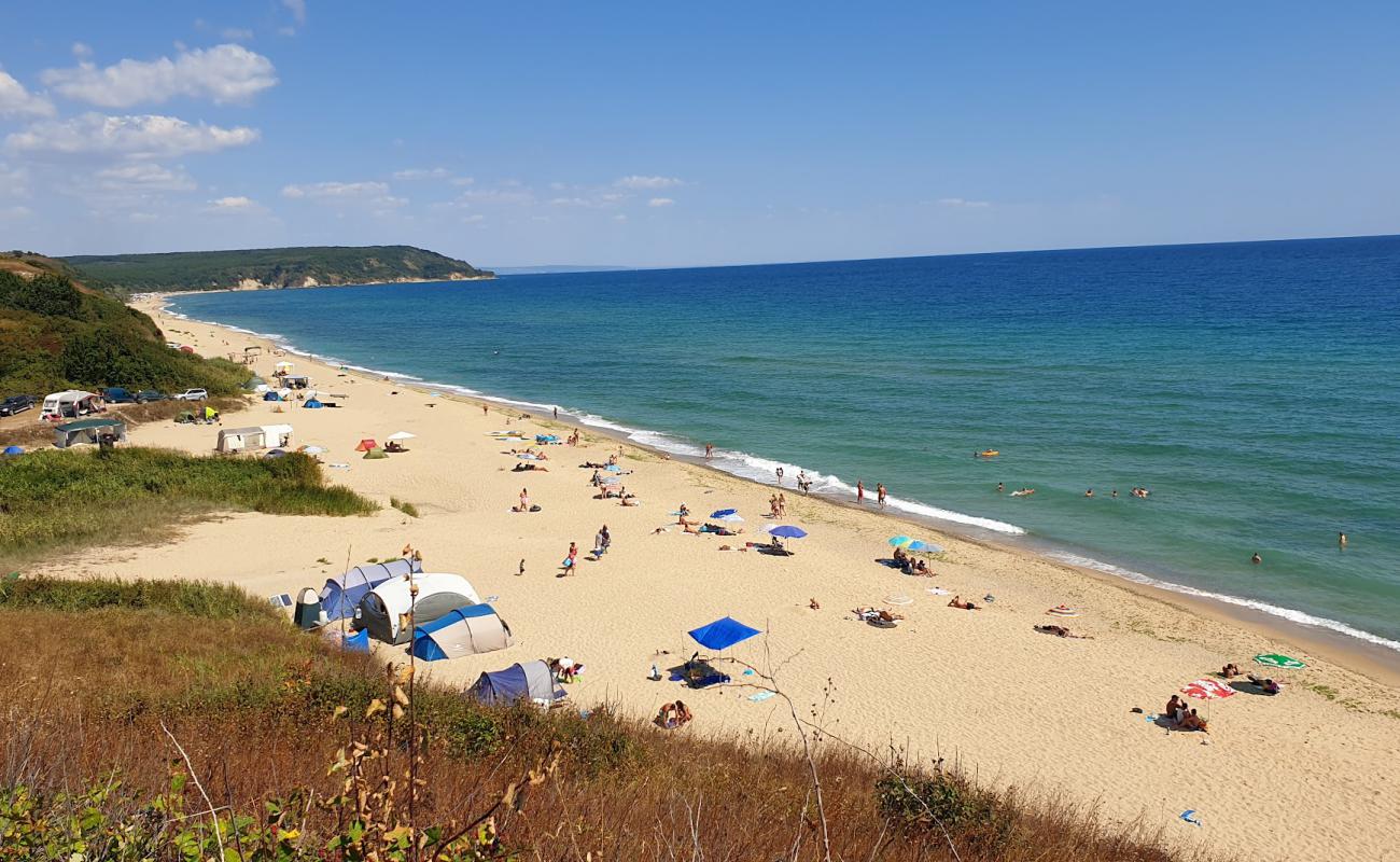 Фото Karadere beach с светлый песок поверхностью