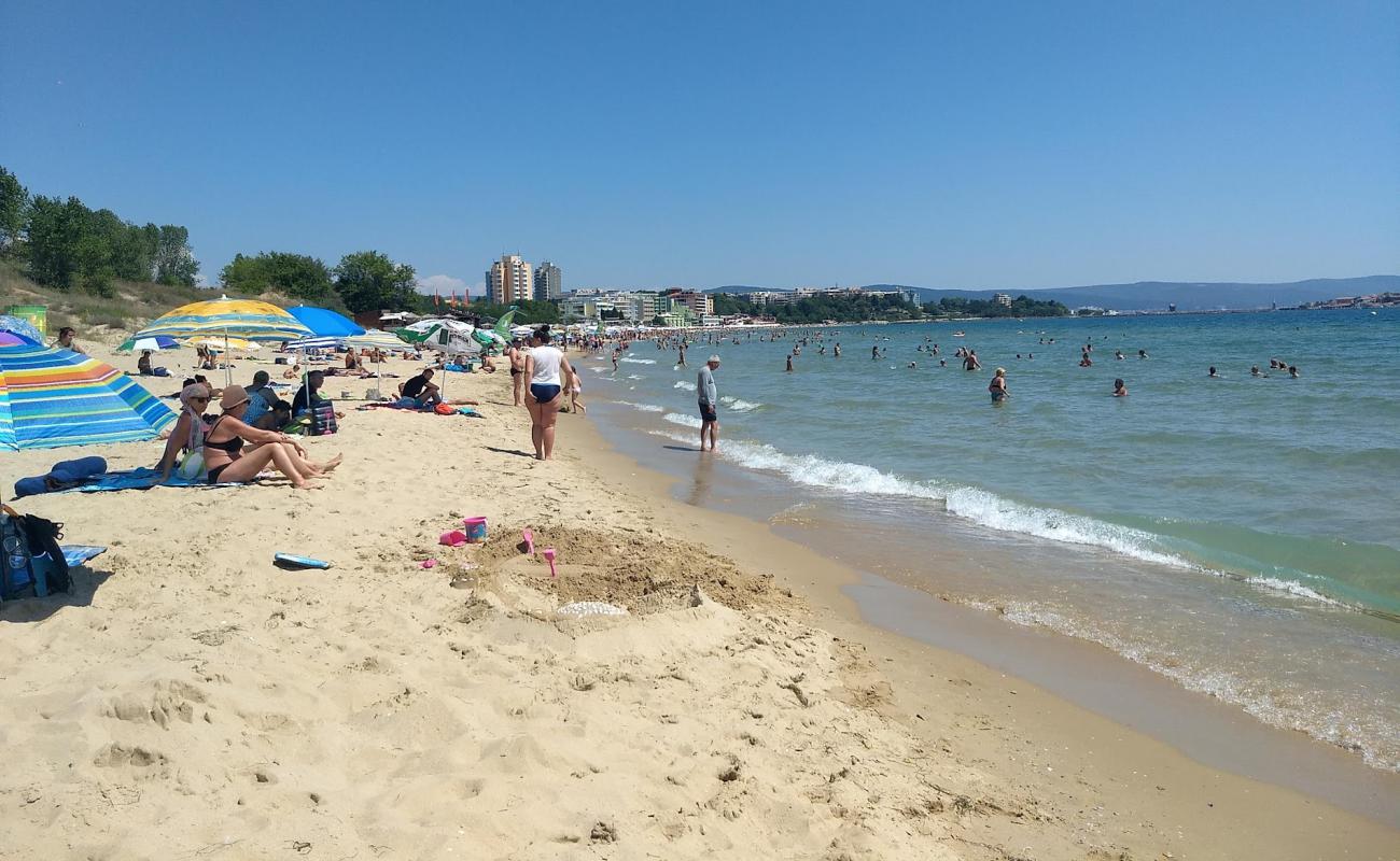 Фото Nessebar beach с белый песок поверхностью