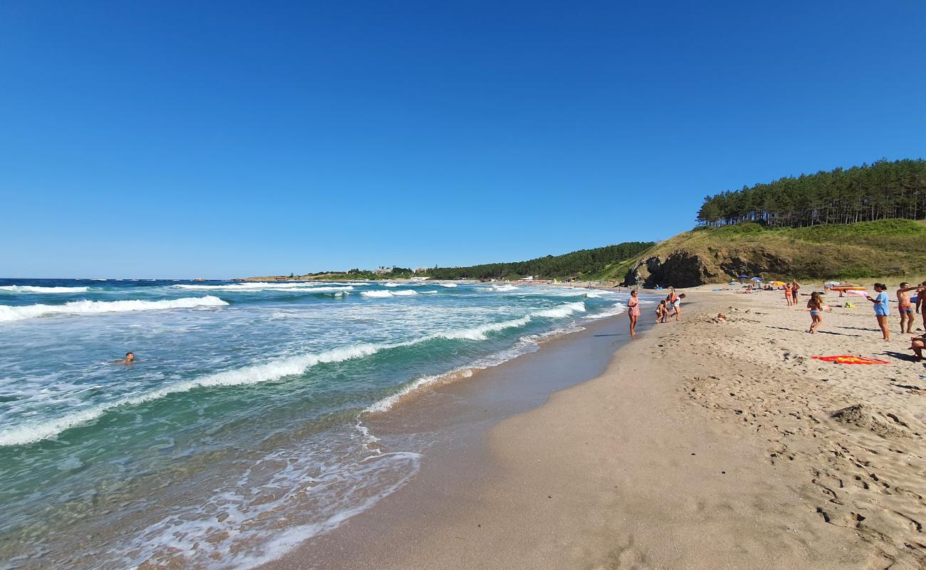 Фото Ahtopol beach с золотистый песок поверхностью