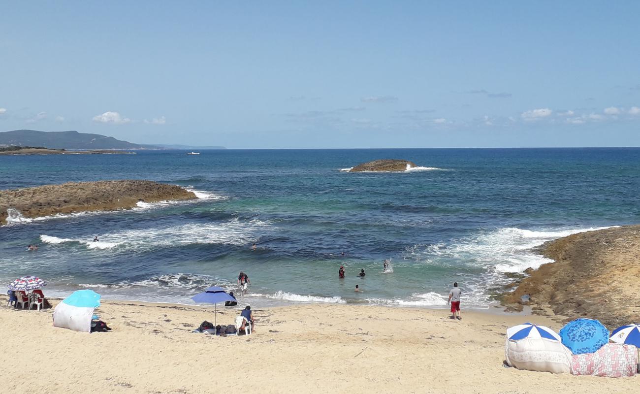 Фото Plage Mecida shaty lmsydt с светлый песок поверхностью