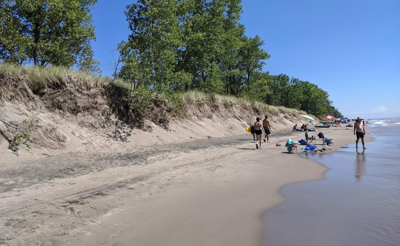 Фото Long Point Public Beach с светлый песок поверхностью