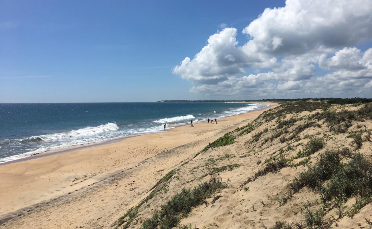 Фото Panama Central Beach с золотистый песок поверхностью