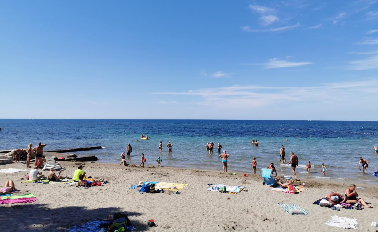 Фото Umag Sandy beach с бетон поверхностью