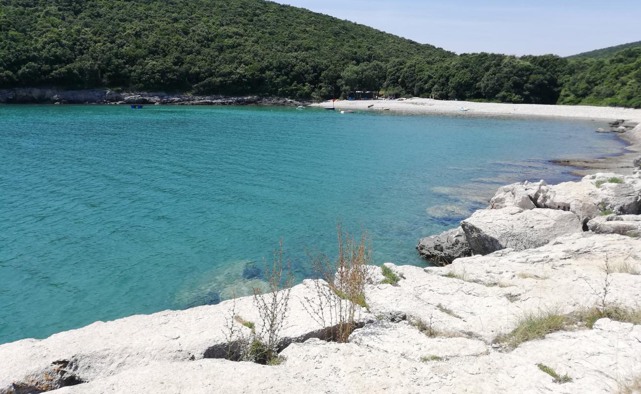 Фото Vinjole beach с светлая галька поверхностью