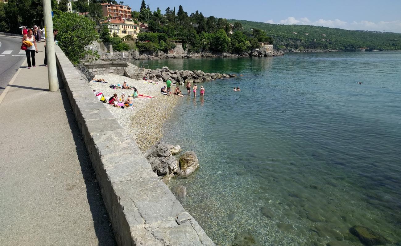 Фото Crnikovica beach с бетон поверхностью