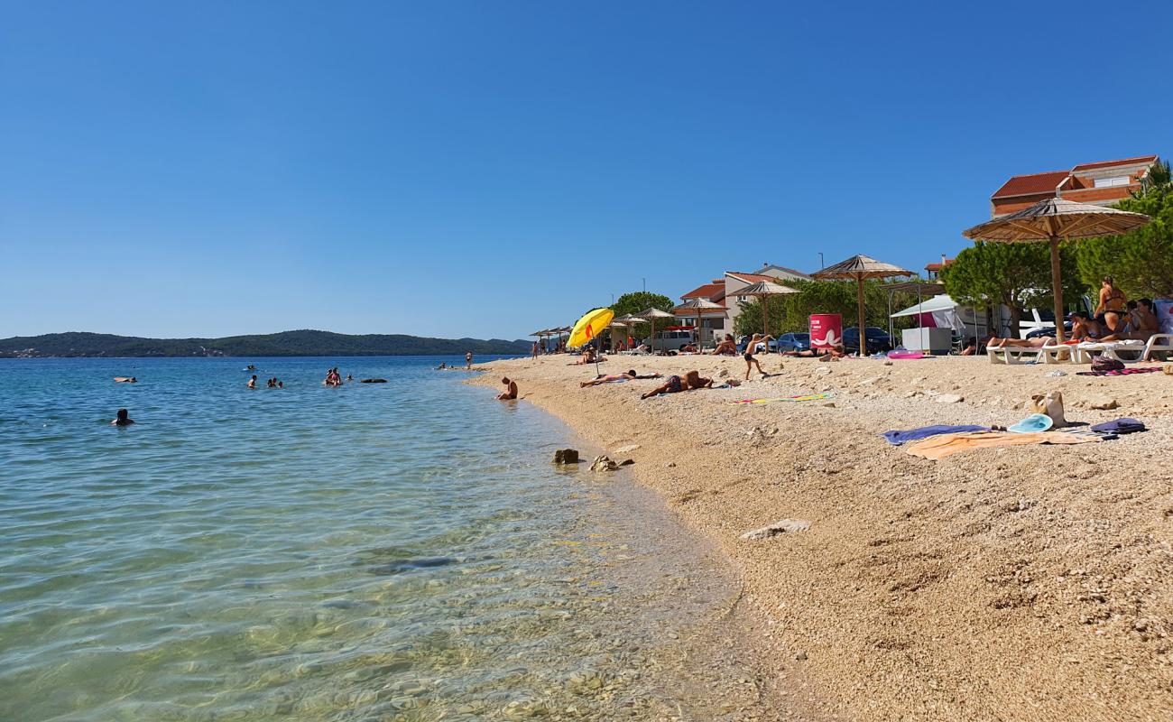 Фото Punta Bibinje beach с белая чистая галька поверхностью