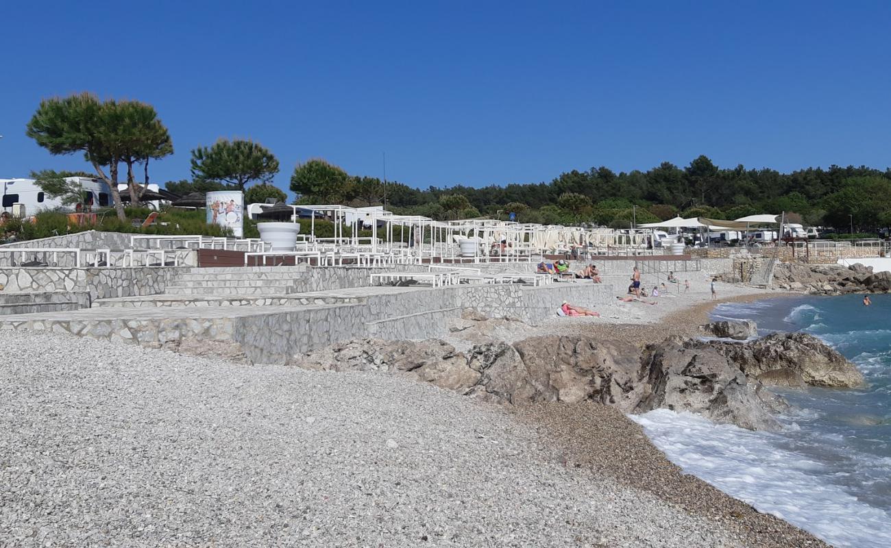 Фото Politin beach с серая галька поверхностью