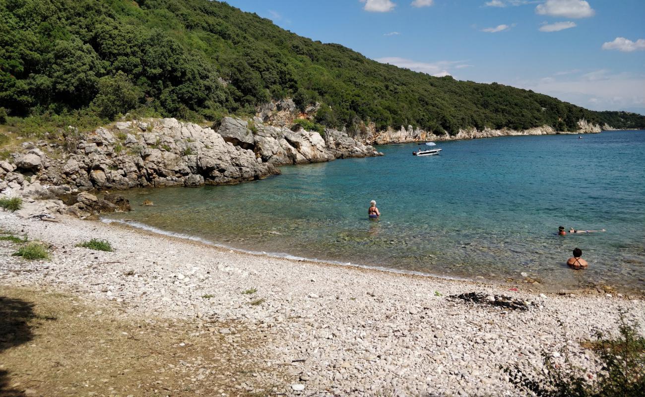 Фото Pinezici beach с светлая галька поверхностью