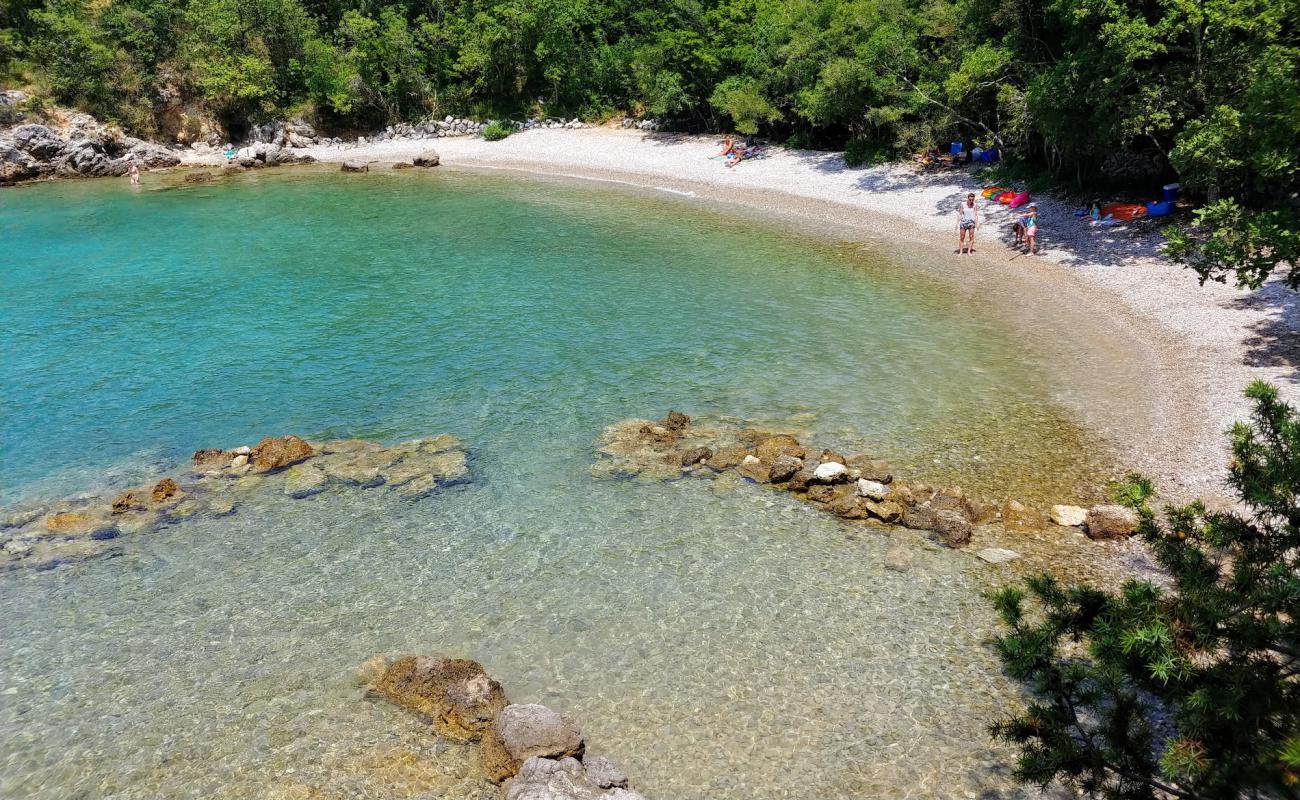 Фото Makneli beach с светлая галька поверхностью