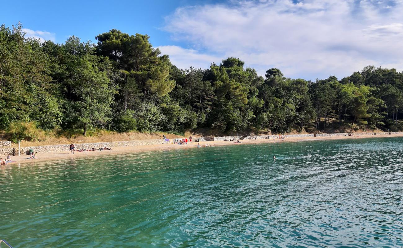 Фото Pesja beach с белая чистая галька поверхностью