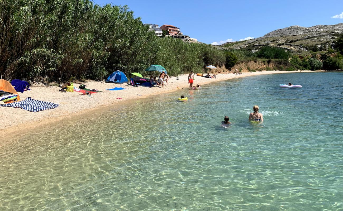 Фото Smokvica beach с белая чистая галька поверхностью