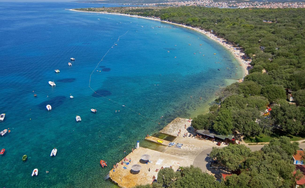 Фото Strasko beach с светлая галька поверхностью