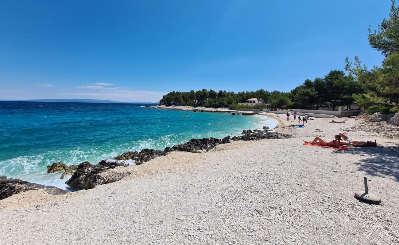 Фото Labadusa beach с белая чистая галька поверхностью