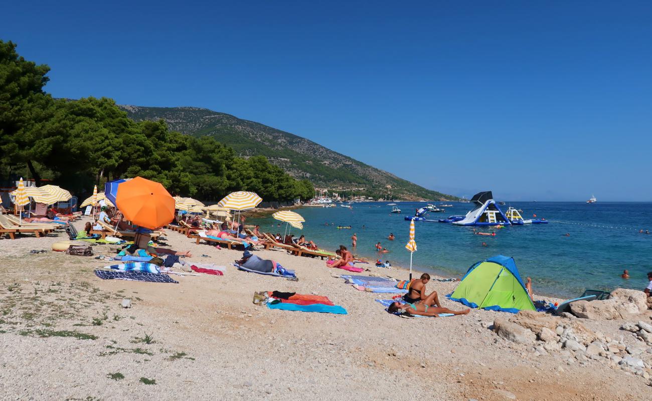 Фото Ruza beach с светлая галька поверхностью