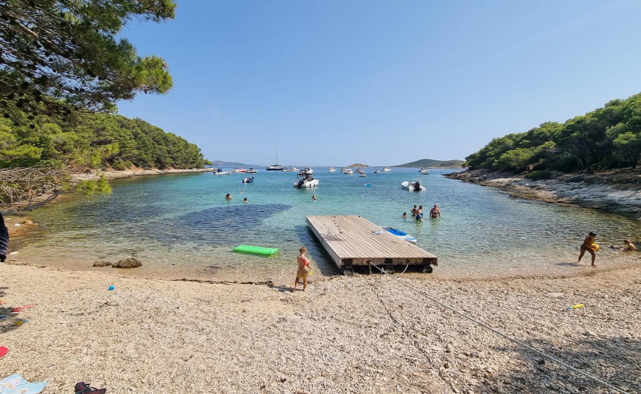 Фото Kranje Beach, Vrgada с камни поверхностью