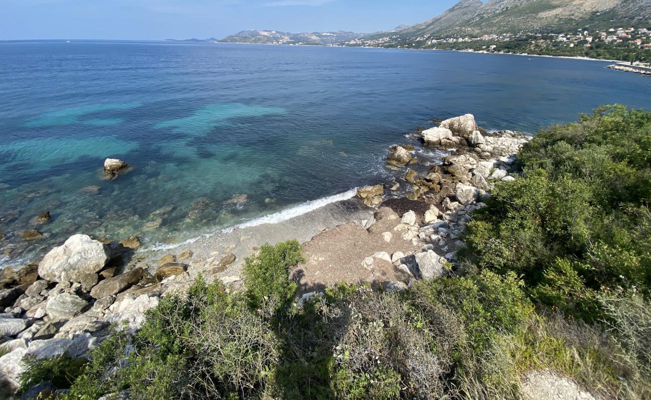 Фото Nudist FKK beach Dubrovnik с камни поверхностью