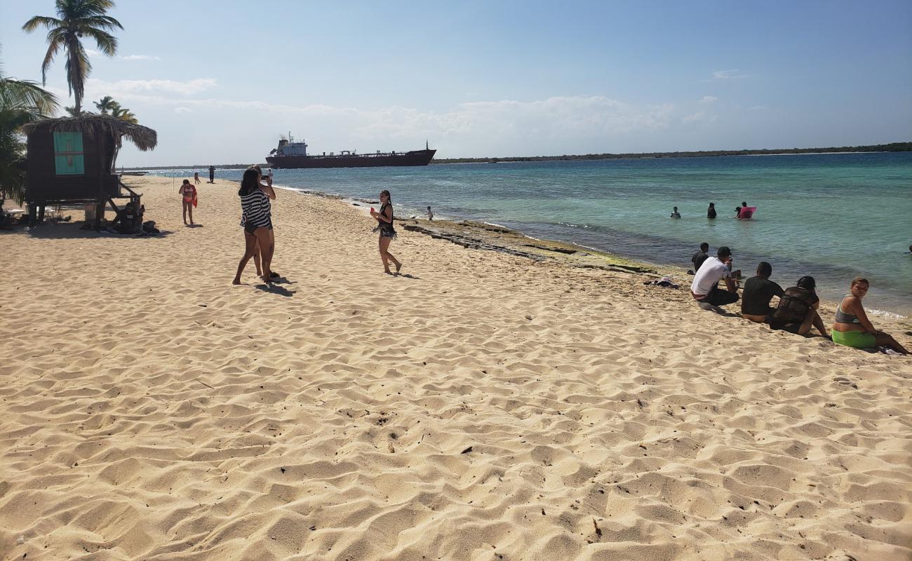 Фото Playa la Boca с золотистый песок поверхностью