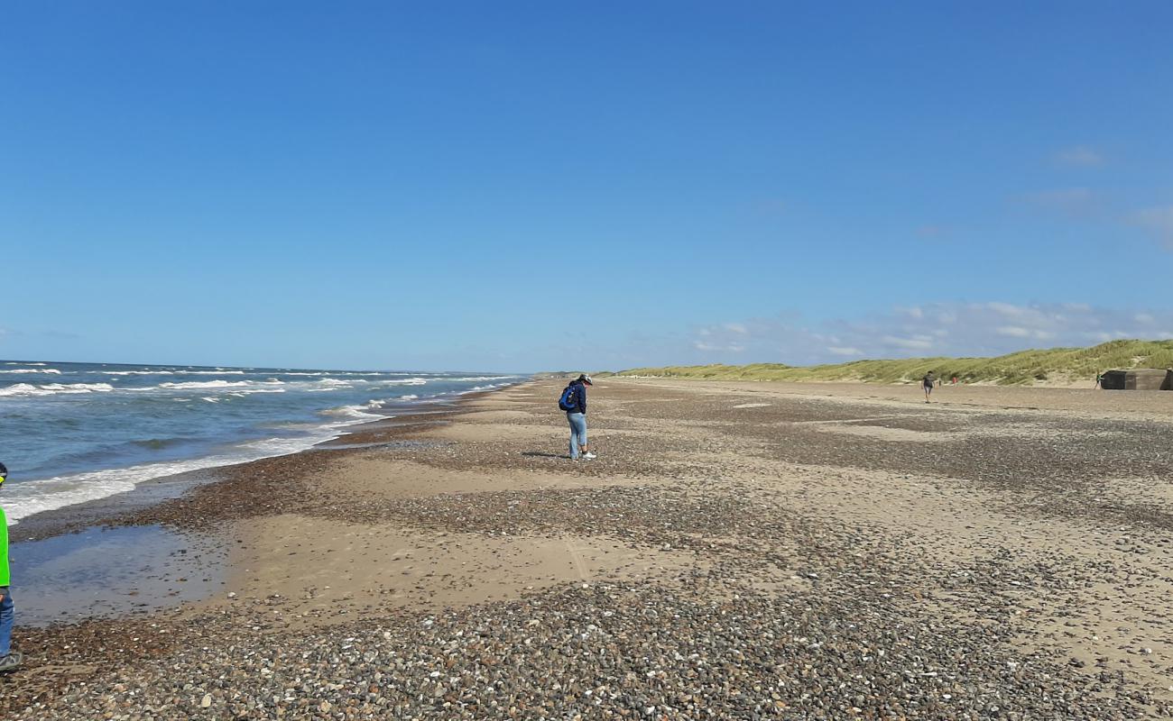 Фото Tranum Beach с песок с галькой поверхностью