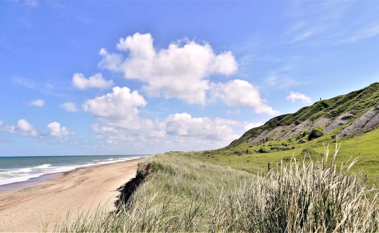 Фото Svinklov Beach с светлый песок поверхностью