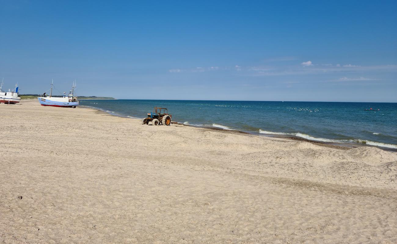 Фото Thorup Beach с песок с галькой поверхностью