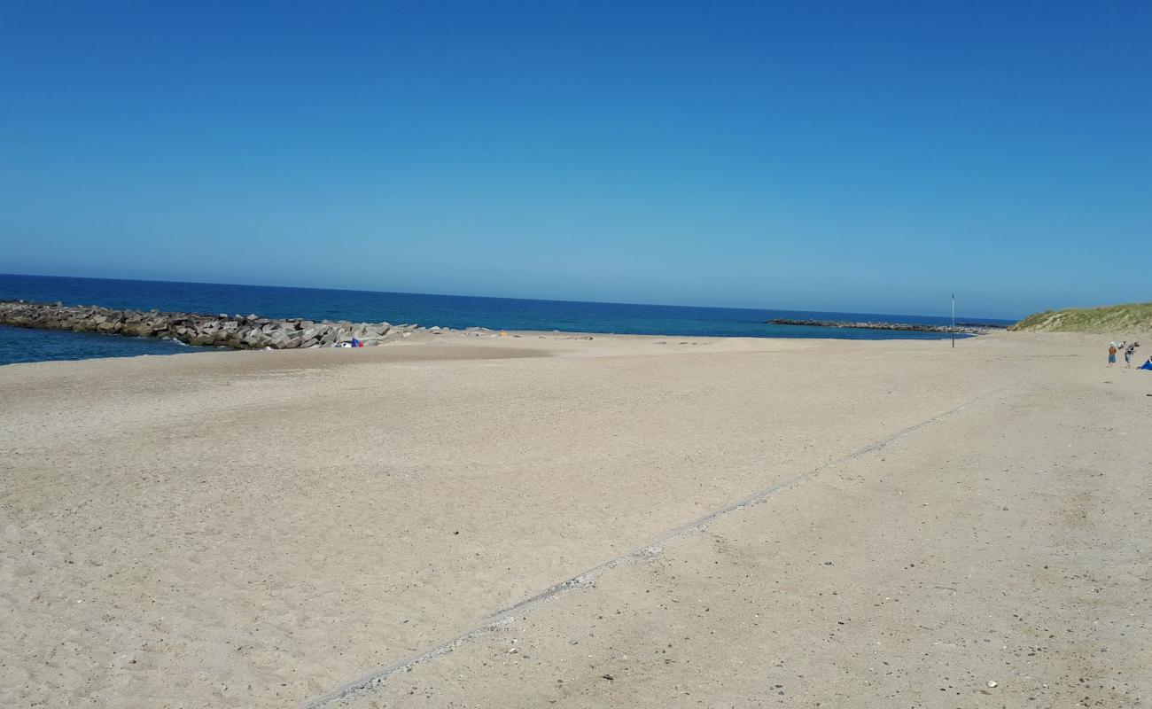 Фото Agger Tange Beach с светлый песок поверхностью