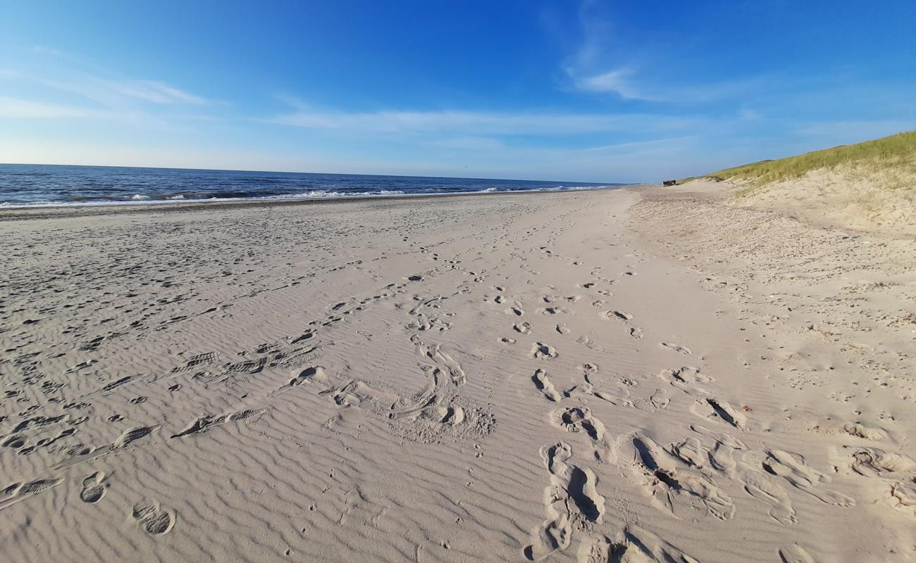 Фото Spidsbjerg Beach с светлый песок поверхностью