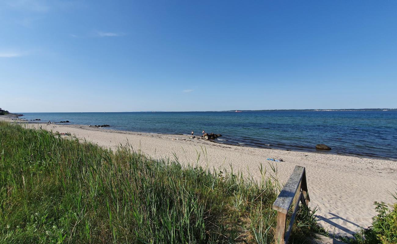 Фото Julebek Beach с светлый песок поверхностью