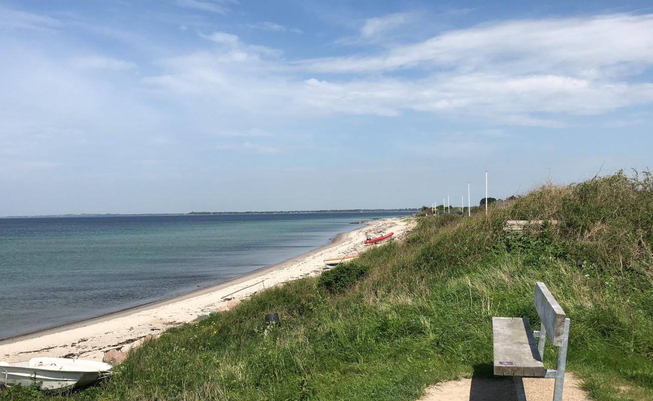 Фото Svenstrup Beach с светлый песок поверхностью