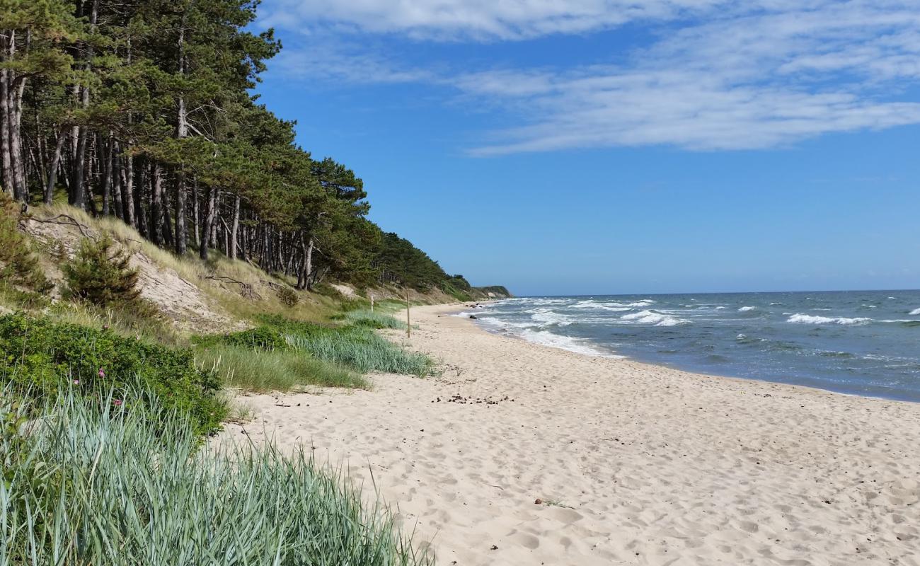 Фото Stampen Bornholm Beach с светлый песок поверхностью