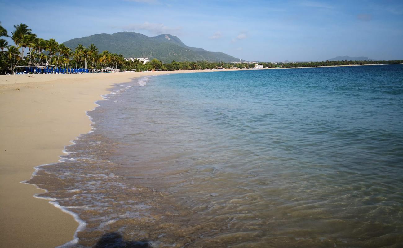 Фото Playa Dorada с золотистый песок поверхностью