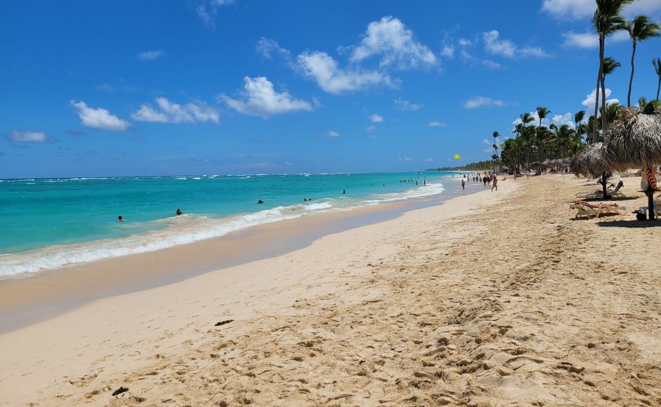 Фото Playa de Arena Gorda с золотистый песок поверхностью