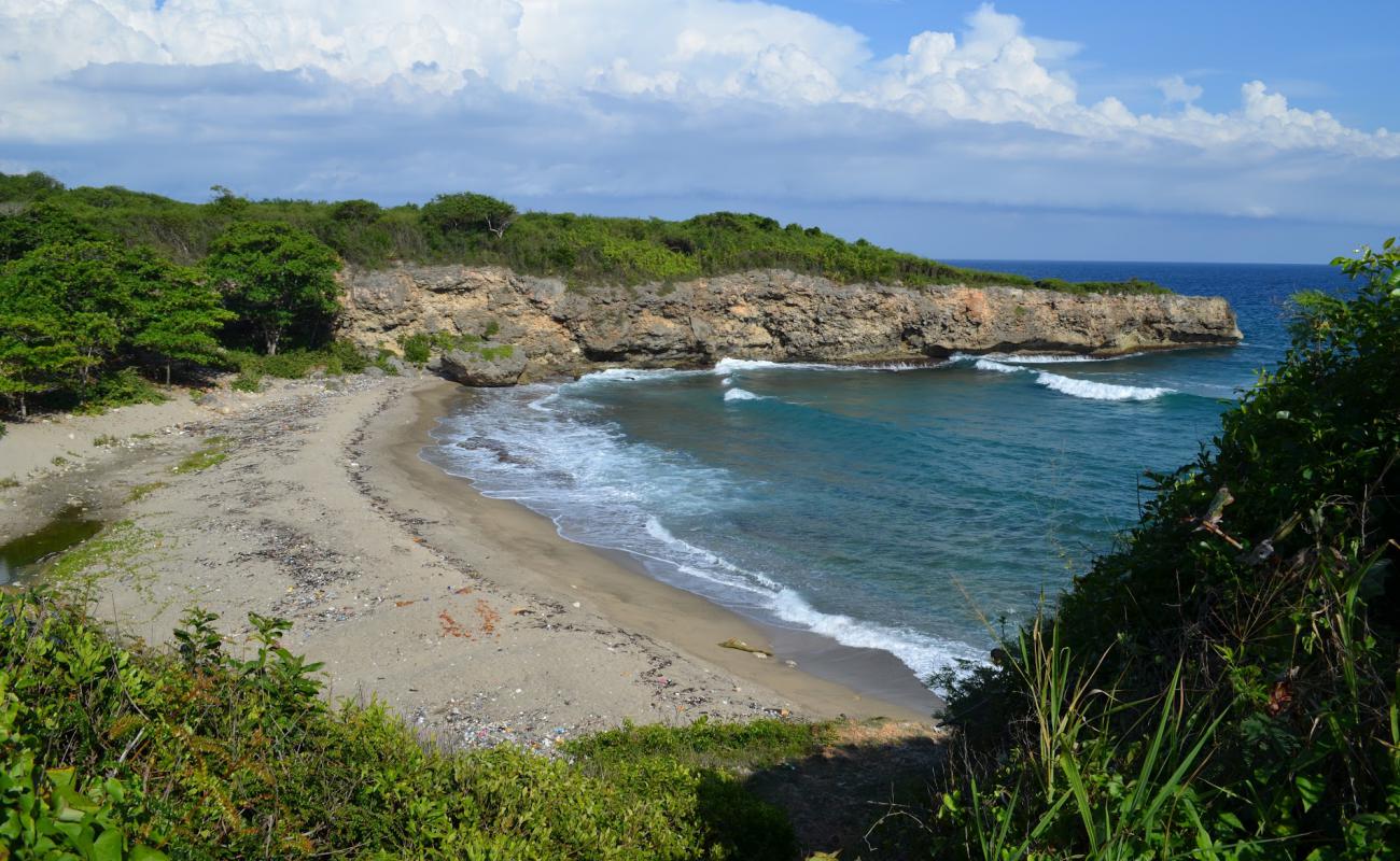 Фото Los Nonos beach с серый песок поверхностью