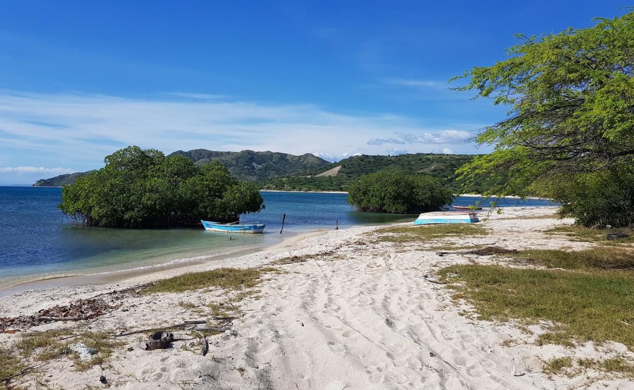 Фото Corbanitos beach с золотистый песок поверхностью