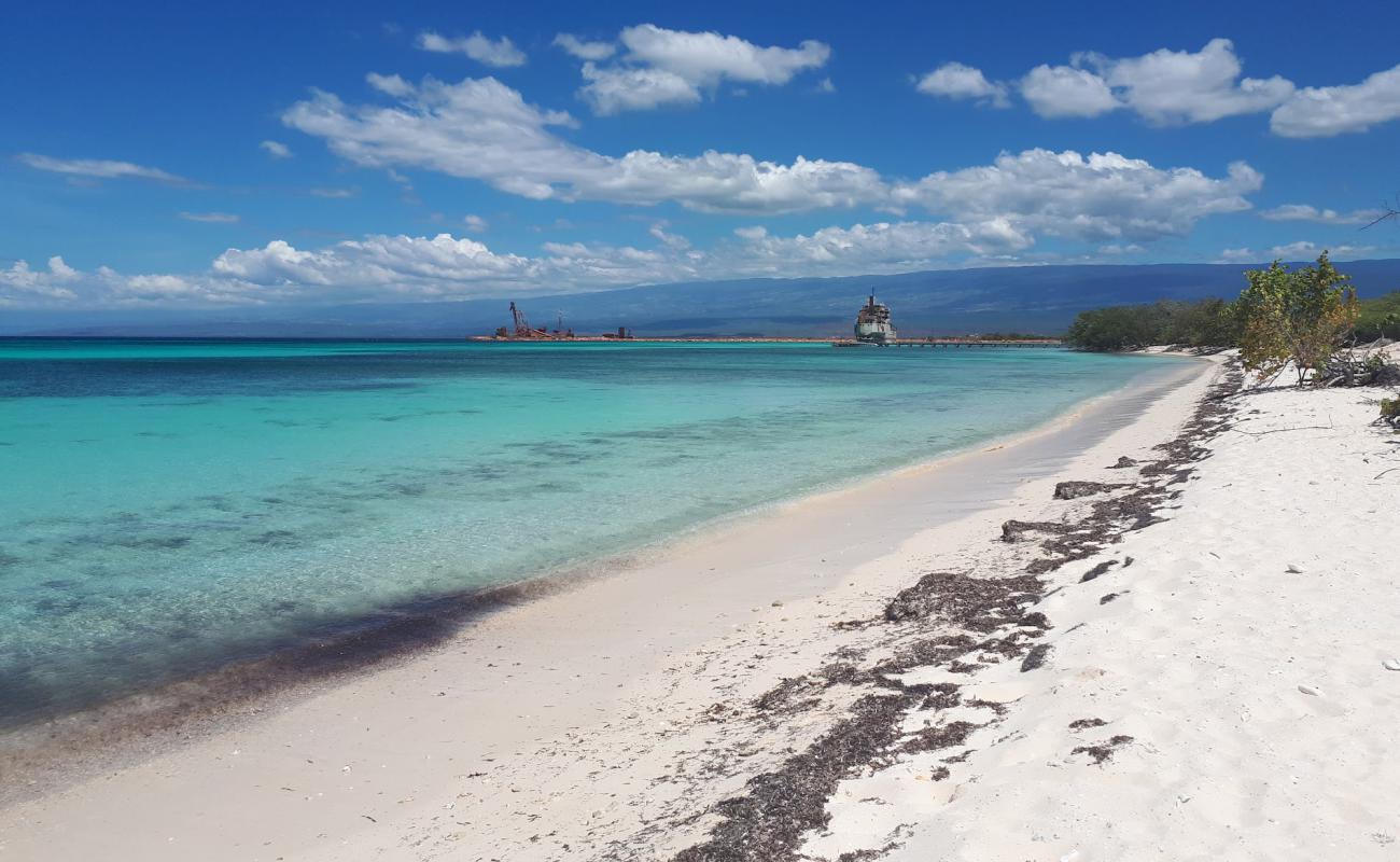 Фото Cabo Rojo beach с золотистый песок поверхностью