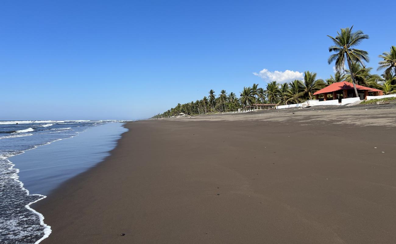 Фото Zunza beach с темный чистый песок поверхностью