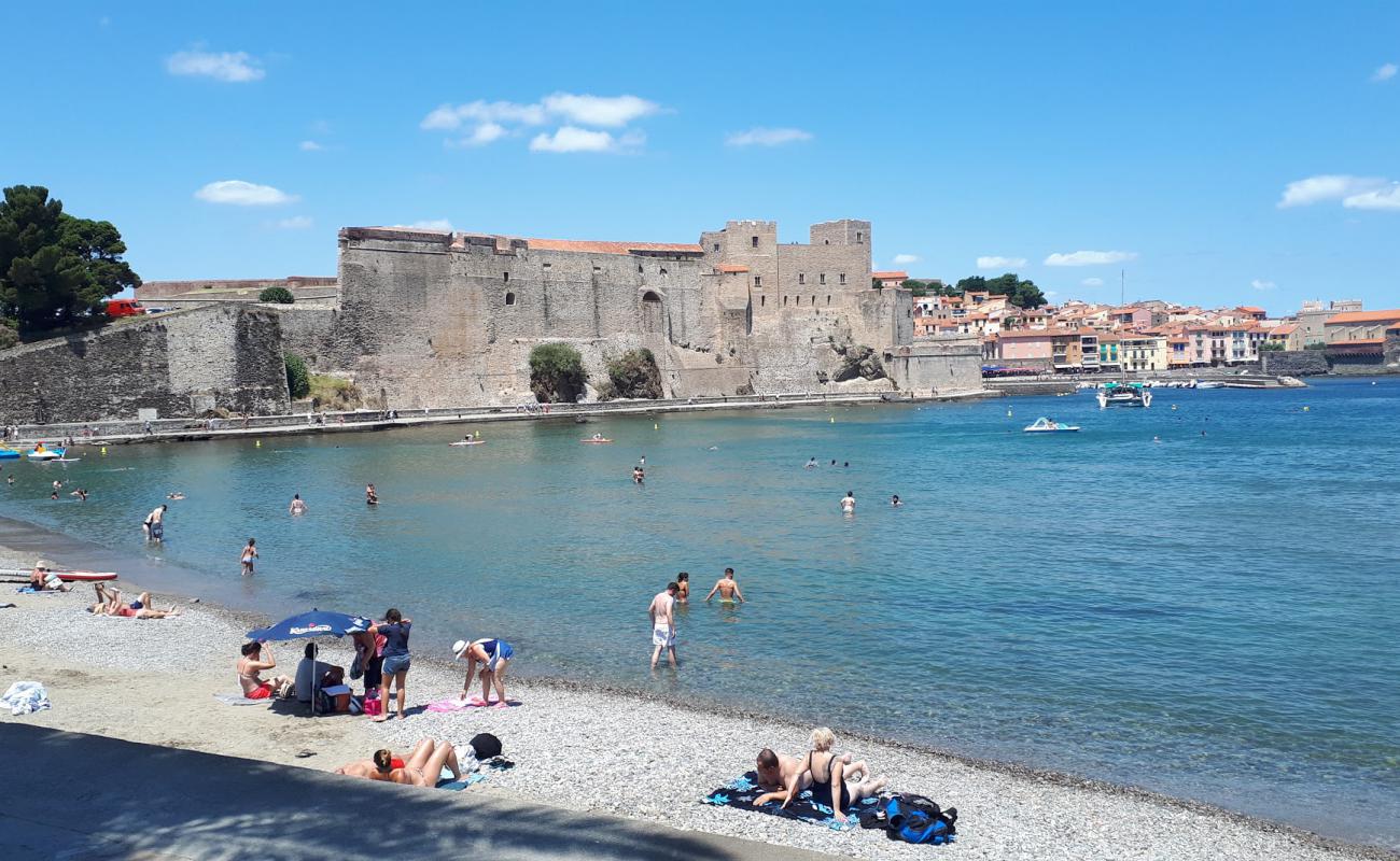 Фото Port d'Avall beach с песок с галькой поверхностью