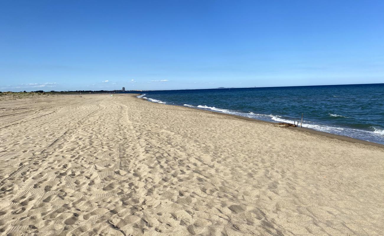 Фото Plage Vendres с золотистый песок поверхностью