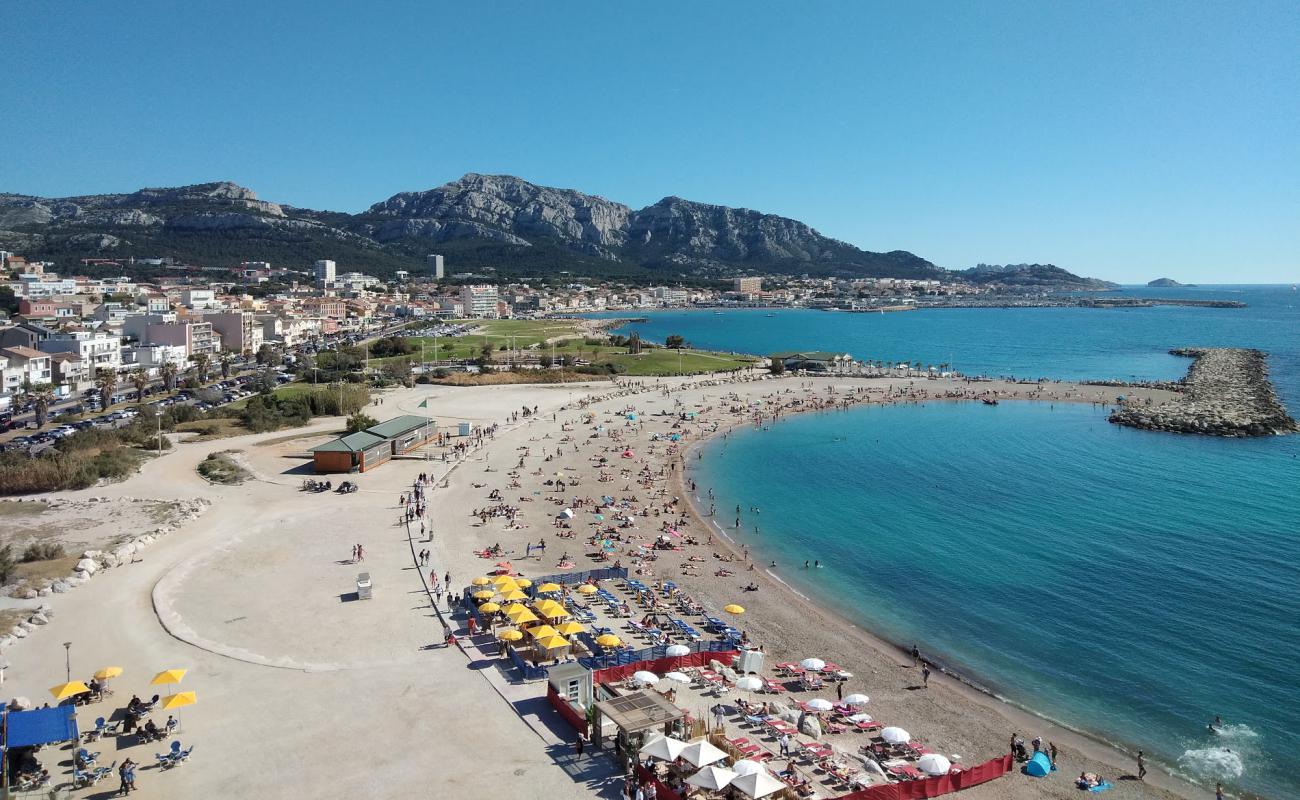 Фото Plages du Prado с светлый песок поверхностью