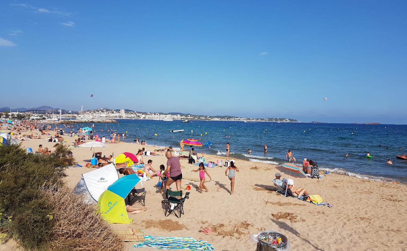 Фото Beach de la base nature с золотистый песок поверхностью