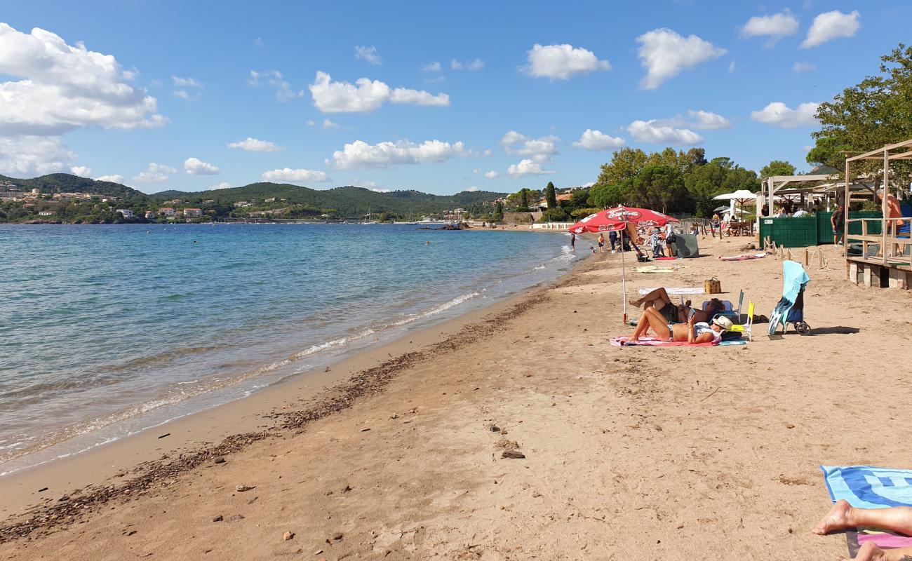 Фото Plage de La Baumette с светлый песок поверхностью