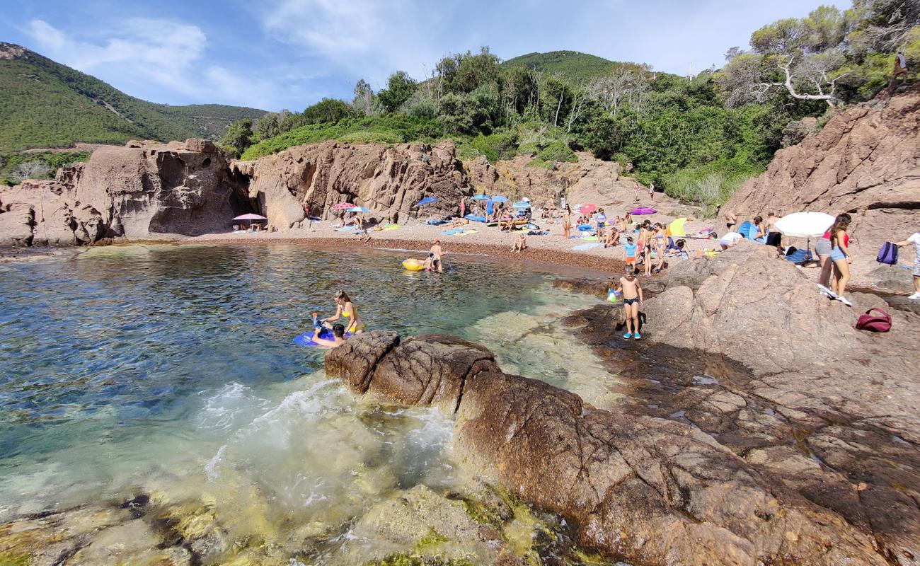 Фото Plage de Maupas с темная галька поверхностью