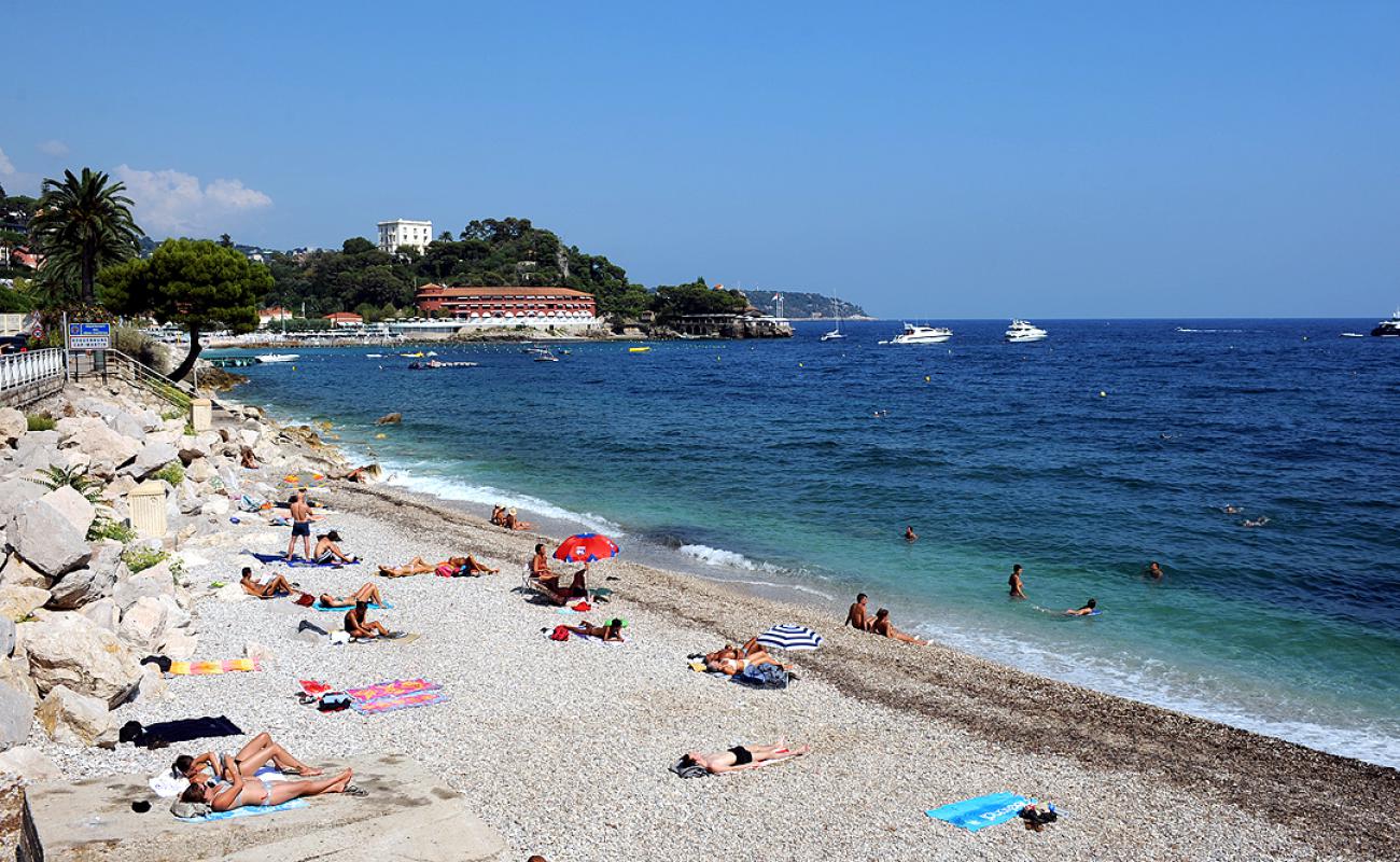 Фото Plage du Pont de Fer с светлая галька поверхностью