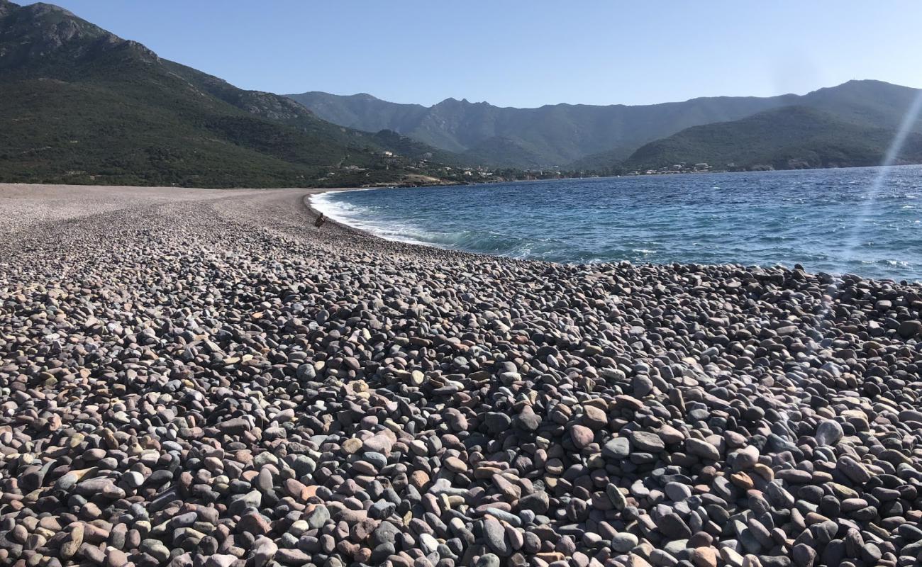 Фото Fango beach с белая чистая галька поверхностью