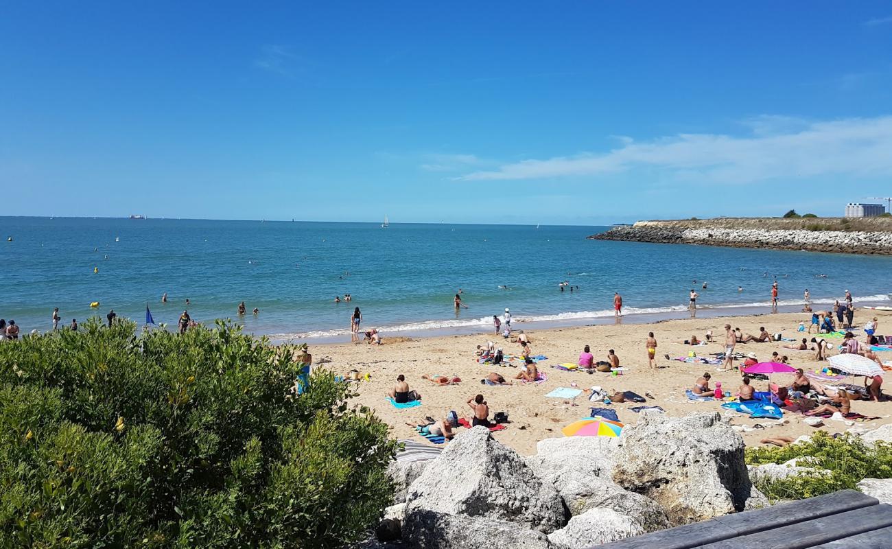 Фото Plage Chef de Baie с темный песок поверхностью