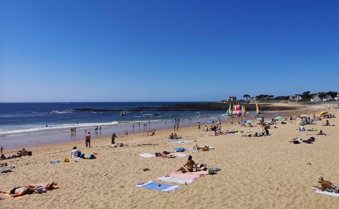 Фото Plage Valentin с золотистый песок поверхностью