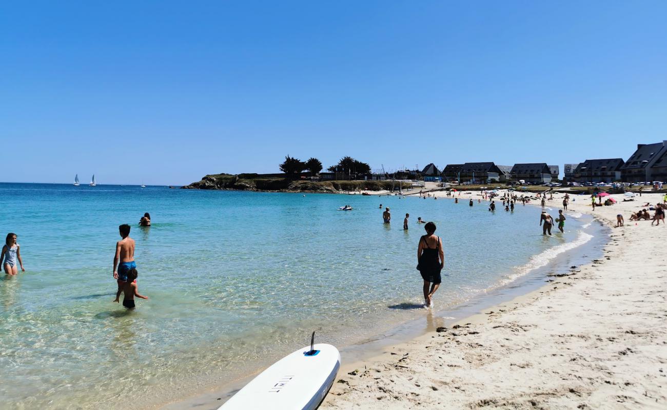 Фото Plage du Porigo с светлый песок поверхностью