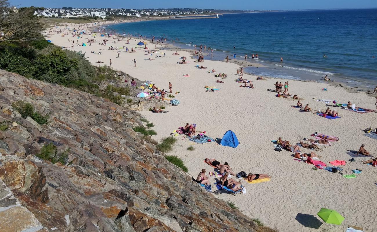 Фото La grande plage с белый песок поверхностью