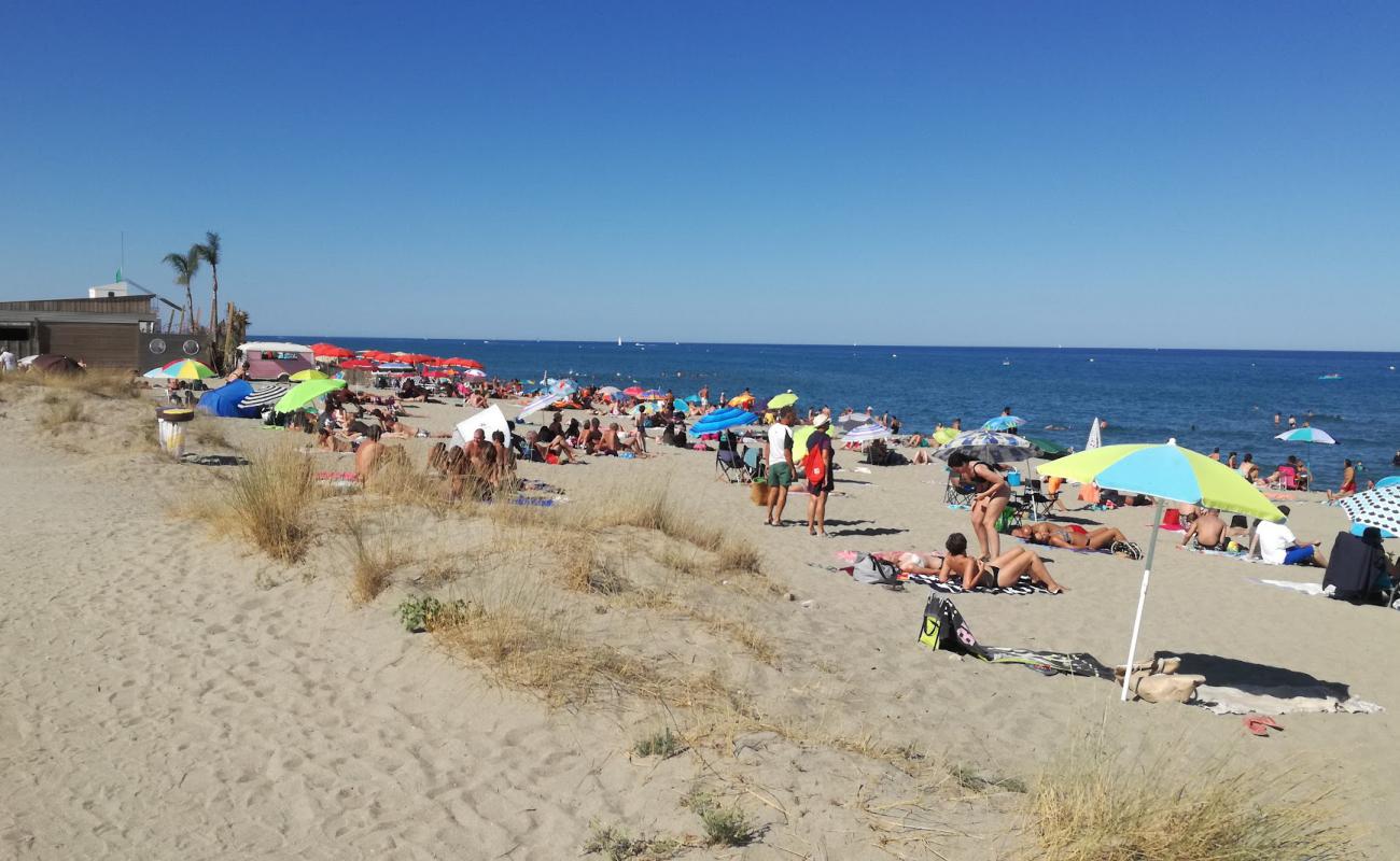 Фото Plage Perpignan с светлый песок поверхностью