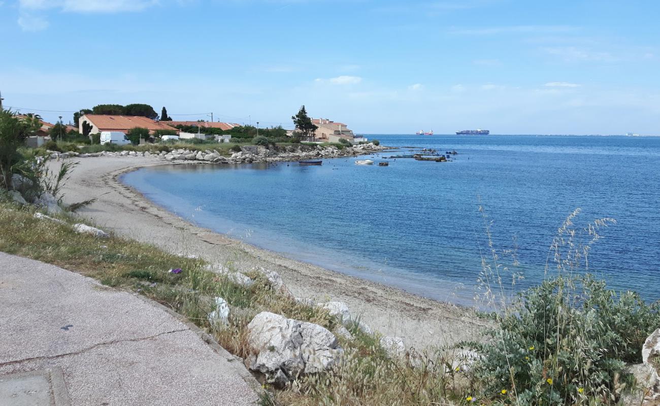 Фото Plage de Bottai с песок с галькой поверхностью