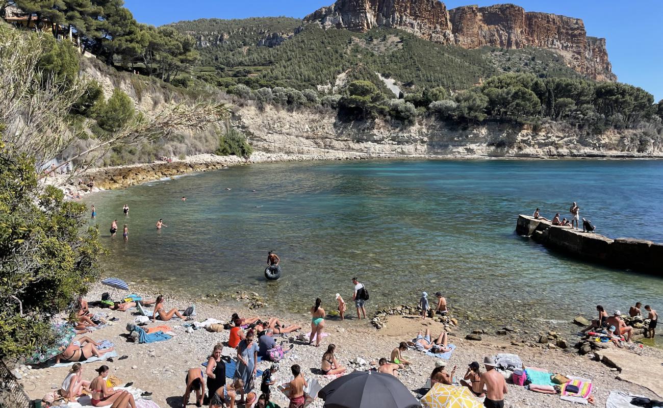 Фото Plage du Corton с серая галька поверхностью